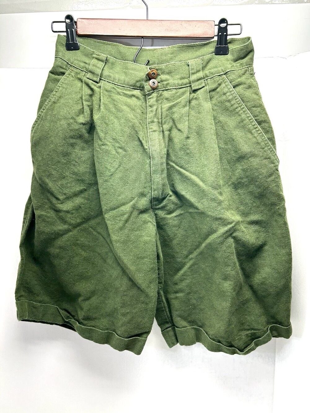 Hunters Run Chino Shorts Women's Olive/Green Size 10